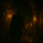 A cloaked stranger