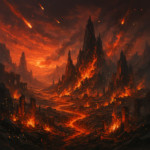 A vast scorched vall