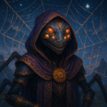 Anansi under the starlit sky